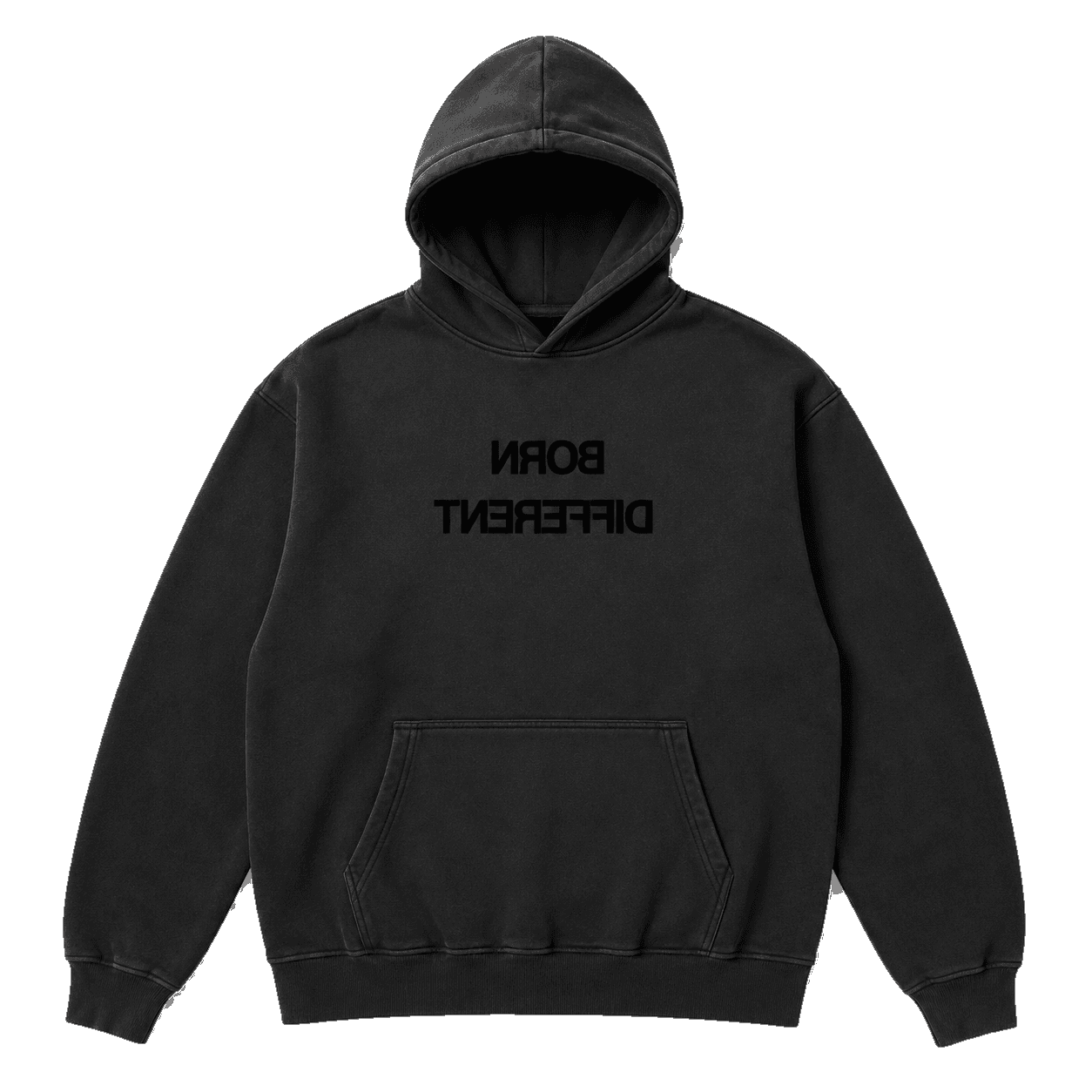 Black B.HUMBLE hoodie front concept