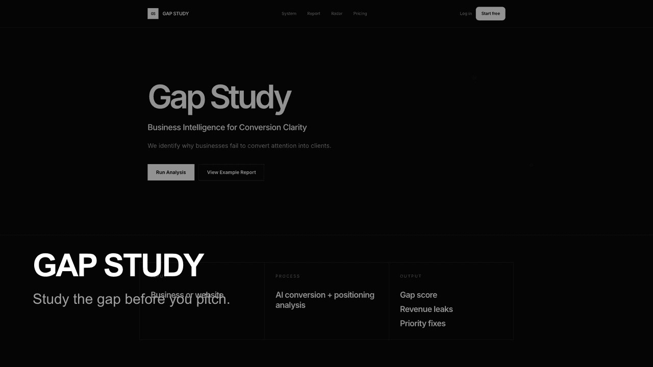 GAPSTUDY project preview
